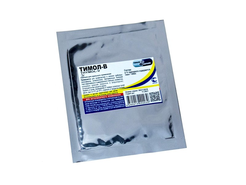 Тимол-В (пакетик 3 гр)