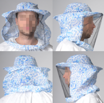 Маска пчеловода (Ткань с расцветкой)